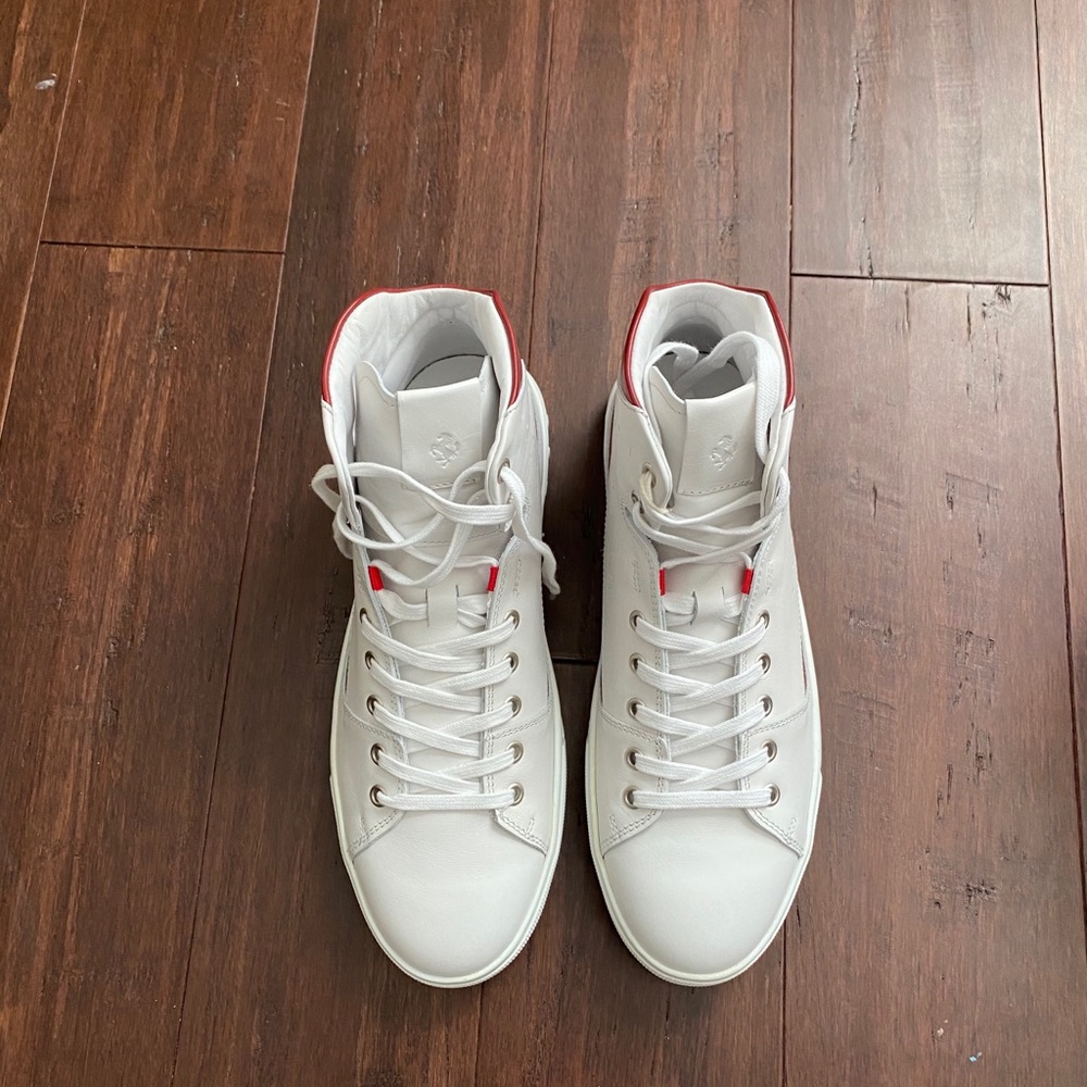 Tod's for Ferrari Hi-Top Sneakers Size US 8